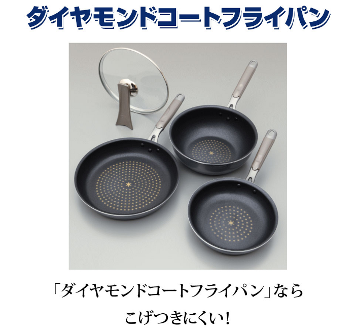 ダイヤモンドコートフライパンの情報サイト